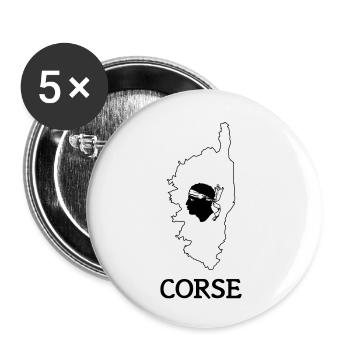 corse - Buttons small 1''/25 mm (5-pack) - white - Front