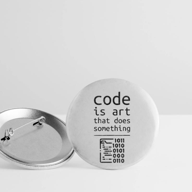 Cadeau de programmeur de développeur de codeur de code Lot de 5 petits badges (25 mm)
