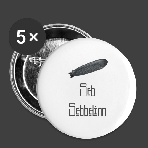 Seb Sebbelinn - Små knappar 25 mm (5-pack)