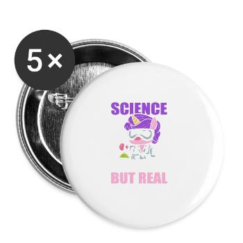 It's Like Magic Science Teacher Poison - Buttons small 1''/25 mm (5-pack) - white - Front