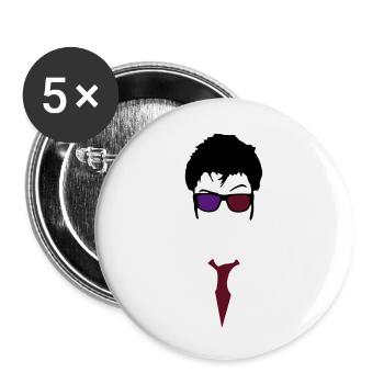 Doctor Who - Buttons small 1''/25 mm (5-pack) - white - Front