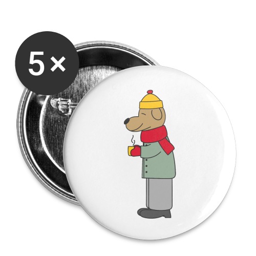 Das hÜnd - Buttons klein 25 mm (5er Pack)
