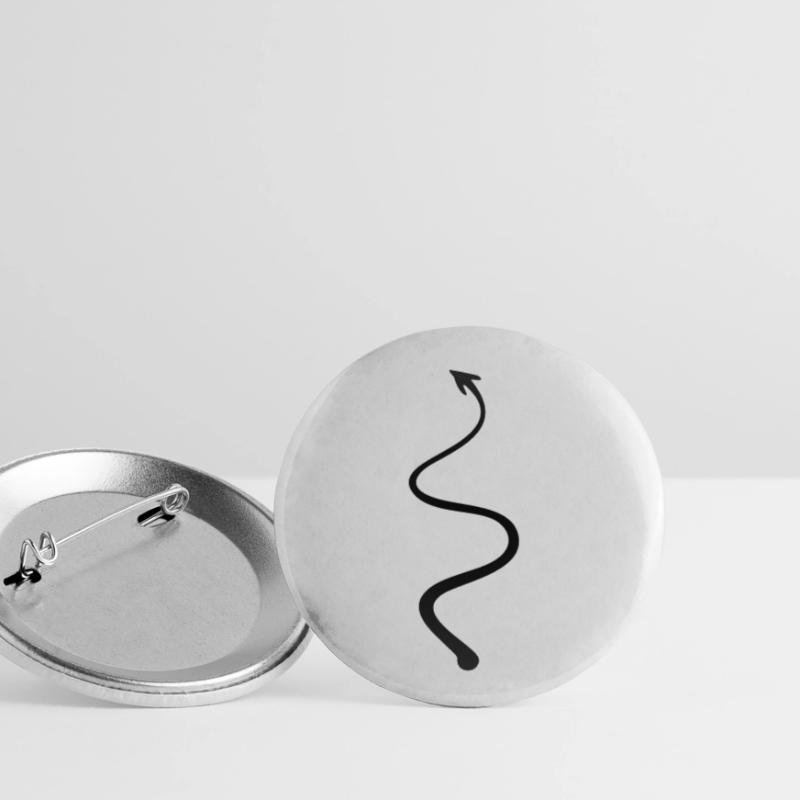 Queue du Diable - queue de diable Lot de 5 petits badges (25 mm)