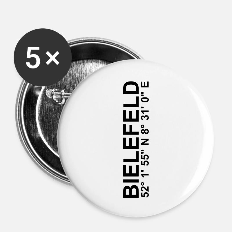 BIELEFELD coordinates Schüco Arena DSC - Buttons small 1''/25 mm (5-pack) - white