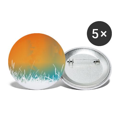 Sunset Colorful - Buttons klein 25 mm (5er Pack)
