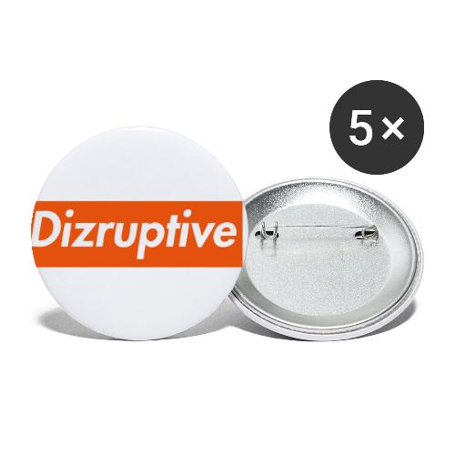 subdiz - Buttons klein 25 mm (5er Pack)