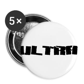 ultra - Buttons small 1''/25 mm (5-pack) - white - Front