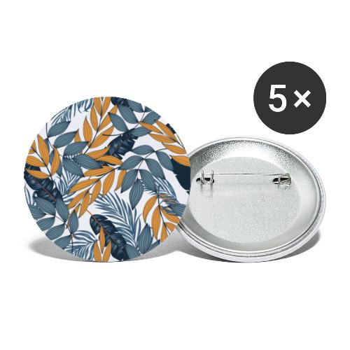 Muster Maske - Buttons klein 25 mm (5er Pack)