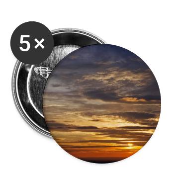 Colors of Heaven - Buttons small 1''/25 mm (5-pack) - white - Front