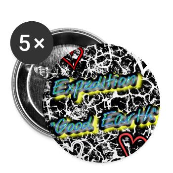 Expedition "GOOD_EARTH" - Shop WoW - 2023 - Buttons small 1''/25 mm (5-pack) - white - Front