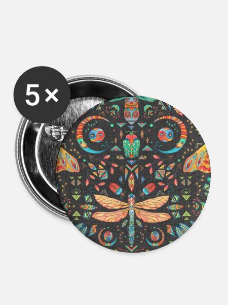 supernova - Buttons small 1''/25 mm (5-pack) - white