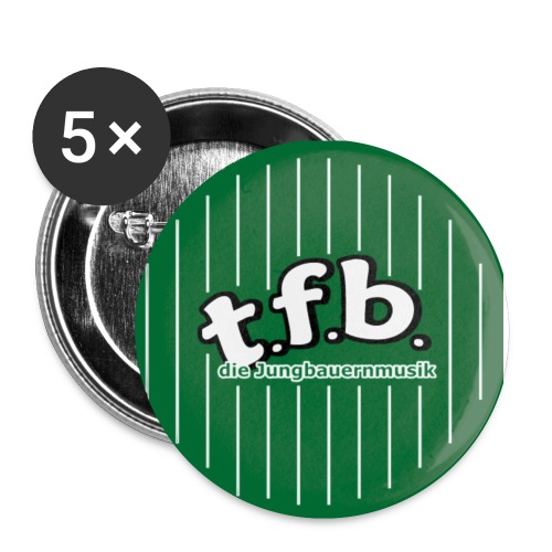 button tfb jpg - Buttons klein 25 mm (5er Pack)