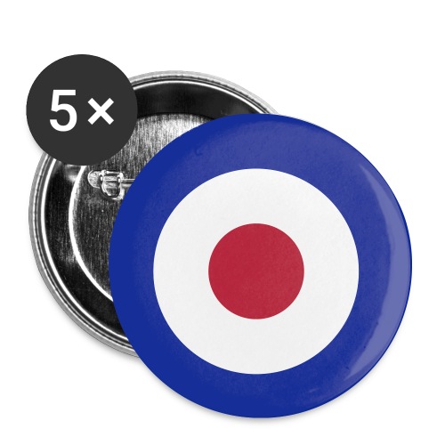 Mod Target - Buttons klein 25 mm (5er Pack)