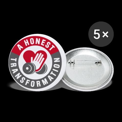 Honest Transformation Heart - Buttons klein 25 mm (5er Pack)