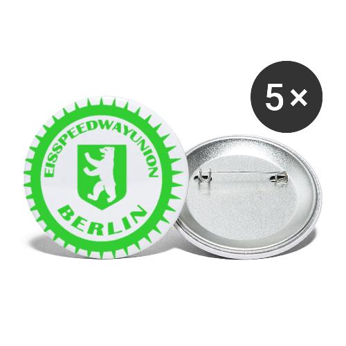 Logo klein ESU transp Green - Buttons klein 25 mm (5er Pack)