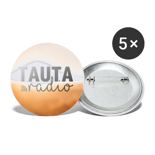 Radio Tauta Saulainais Logo - Buttons small 1''/25 mm (5-pack)