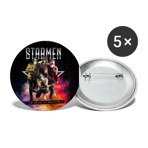 Starmen - By the Grace of Rock 'n' Roll - Buttons small 1''/25 mm (5-pack)