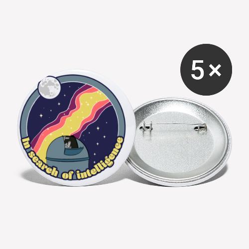Search of intelligence - Buttons klein 25 mm (5er Pack)