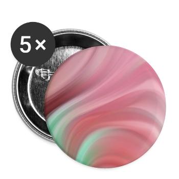 Colourful Gradient 10 - Buttons small 1''/25 mm (5-pack) - white - Front