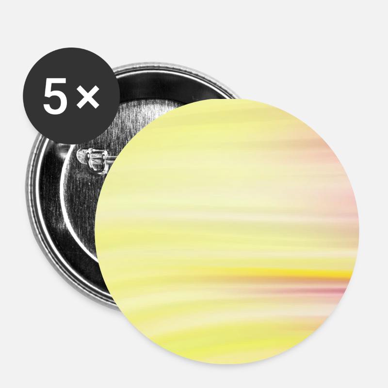 Colourful Gradient 3 - Buttons small 1''/25 mm (5-pack) - white