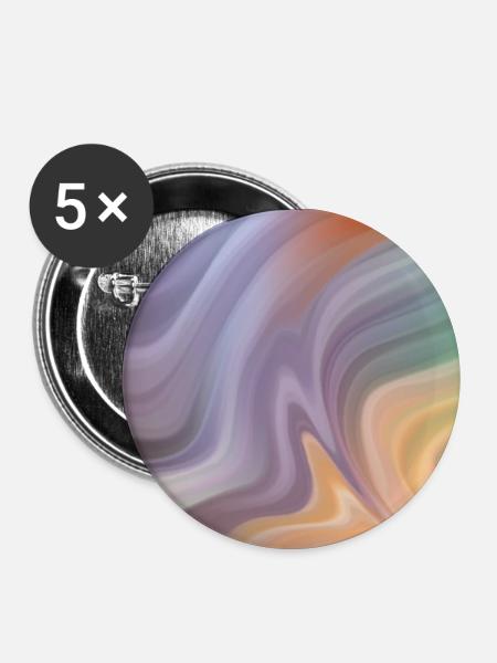 Colourful Gradient 6 - Buttons small 1''/25 mm (5-pack) - white
