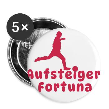 Aufsteiger,fortuna,Düsseldorf,fussball - Buttons small 1''/25 mm (5-pack) - white - Front