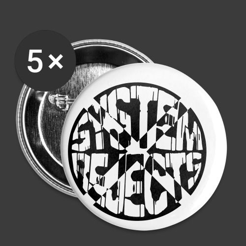 SR Logo Vector - Buttons small 1''/25 mm (5-pack)