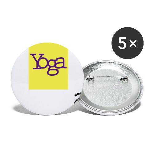 hy logga design by digi - Små knappar 25 mm (5-pack)