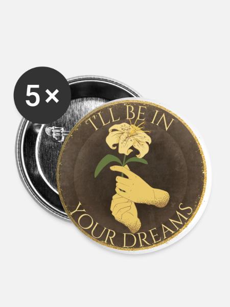 Vampire Academy - Buttons klein 25 mm (5er Pack) - Weiß