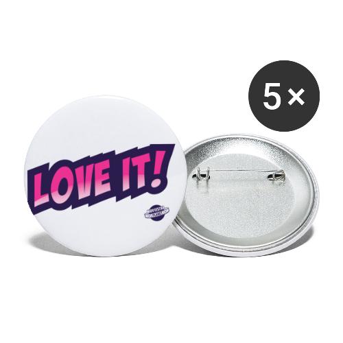 Love It! - Buttons small 1''/25 mm (5-pack)
