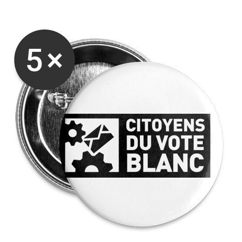 Logo CVB T shirt recto HD jpg - Lot de 5 petits badges (25 mm)