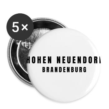 Hohen Neuendorf Brandenburg - Buttons klein 25 mm (5er Pack) - Weiß - Vorne