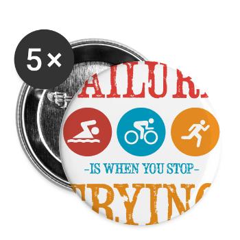 Triathlon - Buttons small 1''/25 mm (5-pack) - white - Front