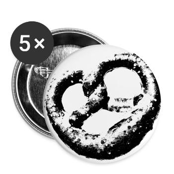 pretzel - Buttons small 1''/25 mm (5-pack) - white - Front