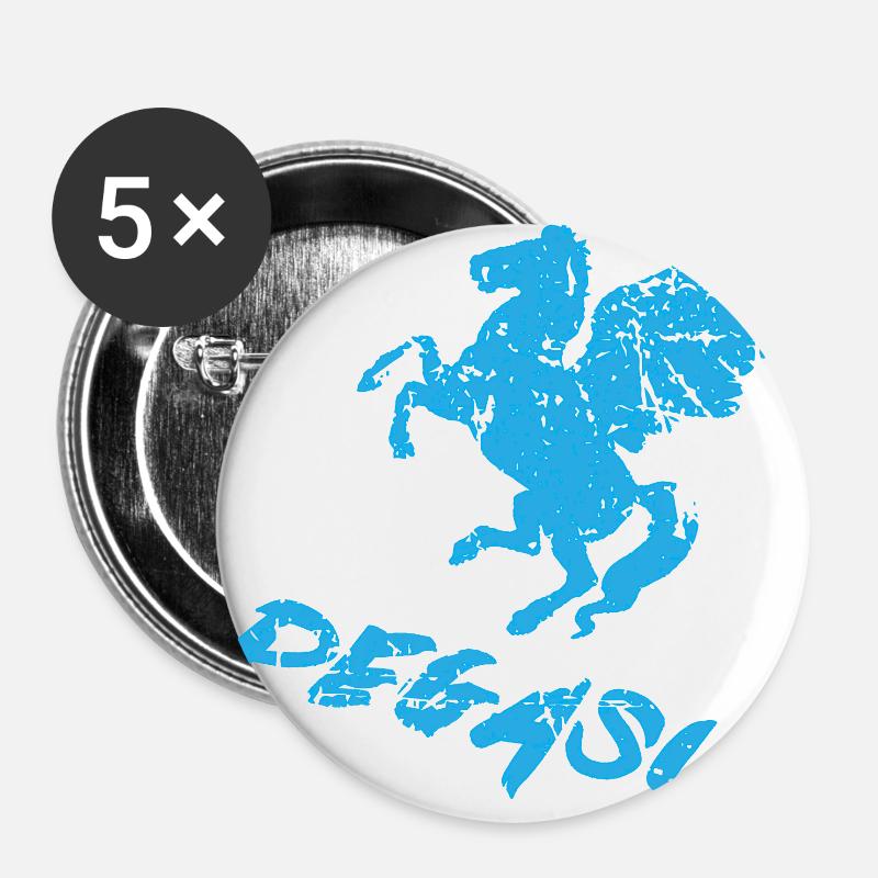pegasus - Buttons small 1''/25 mm (5-pack) - white