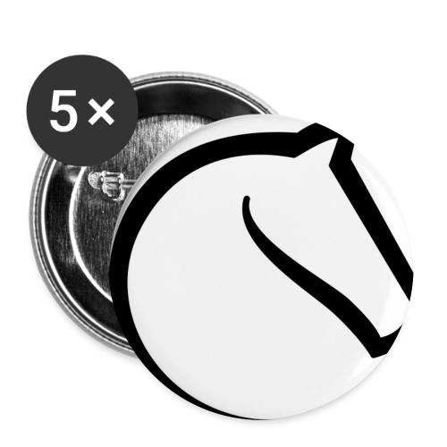 lichess logo - Buttons small 1''/25 mm (5-pack)