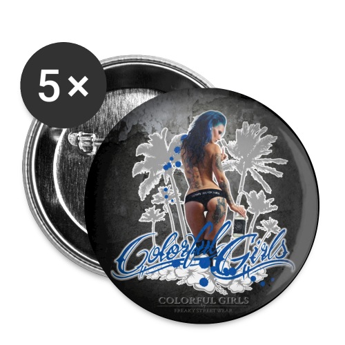 Carina Colorful - Buttons klein 25 mm (5er Pack)