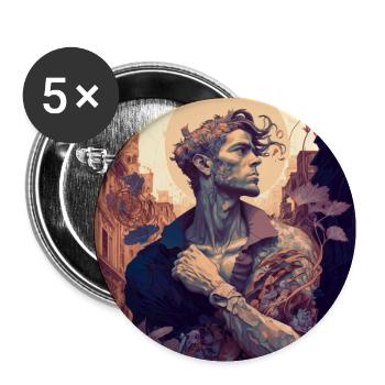 Value of the citizen - Buttons small 1''/25 mm (5-pack) - white - Front