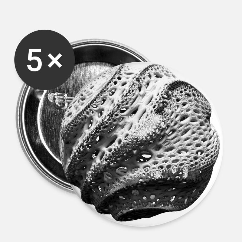 Tissue - Buttons small 1''/25 mm (5-pack) - white