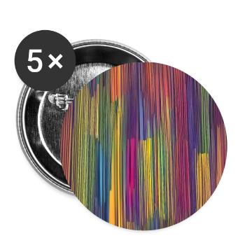 Colorful Stripes Pattern Texture Wallpaper - Buttons small 1''/25 mm (5-pack) - white - Front