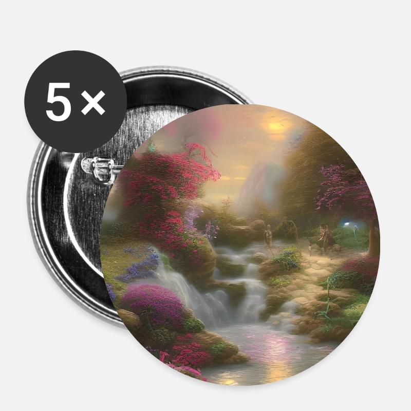 short break - Buttons small 1''/25 mm (5-pack) - white