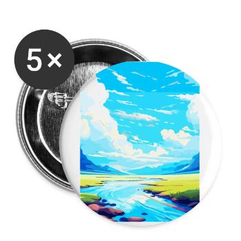 High Cup Nick Cumbria Vintage Travel Poster WPA - Buttons small 1''/25 mm (5-pack) - white - Front