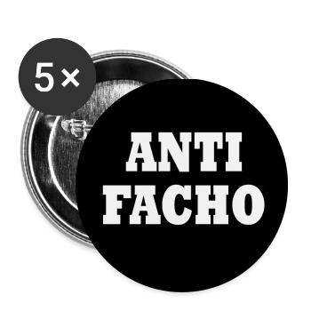 Anti facho - Buttons small 1''/25 mm (5-pack) - white - Front