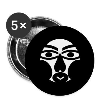 Épouse du roi - Lot de 5 petits badges (25 mm) - blanc - Devant