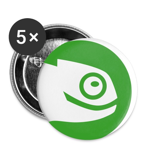 openSUSE woman shirt - Buttons small 1''/25 mm (5-pack)
