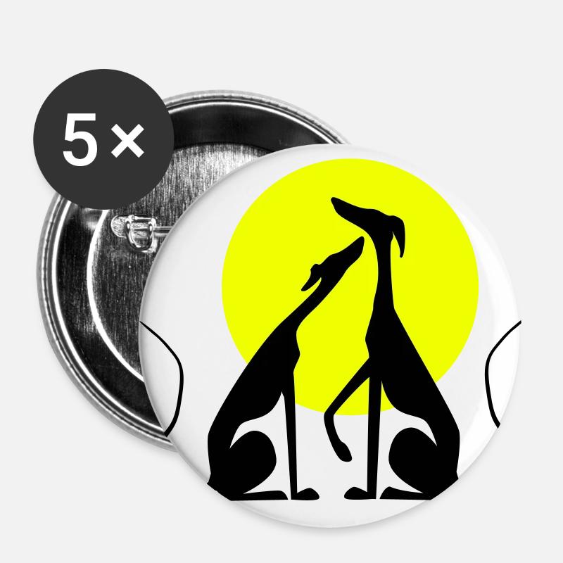 be mine - Buttons small 1''/25 mm (5-pack) - white
