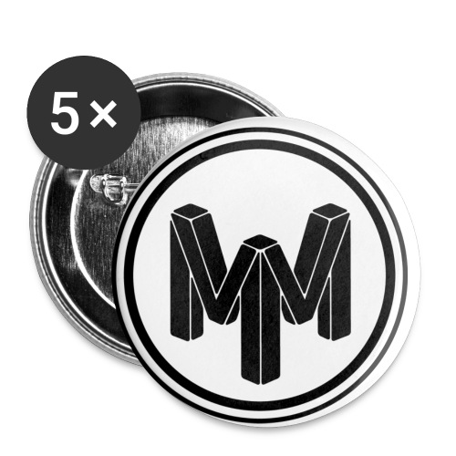 Megamarsch Button - Buttons klein 25 mm (5er Pack)