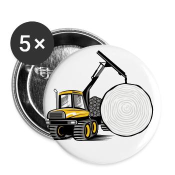 Forwarder t shirts, hoodies, Gifts - Buttons small 1''/25 mm (5-pack) - white - Front
