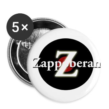 Z-Disk Zappoberan - Buttons klein 25 mm (5er Pack) - Weiß - Vorne
