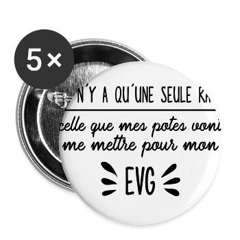 There is only one race - Buttons small 1''/25 mm (5-pack) - white - Front